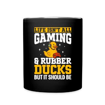 Rubber Duck Rubber Duck - Full Colour Mug - black - Front