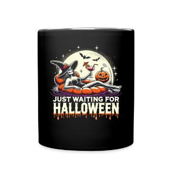 Magical holidays: Witch chills - Full Colour Mug - black - Front