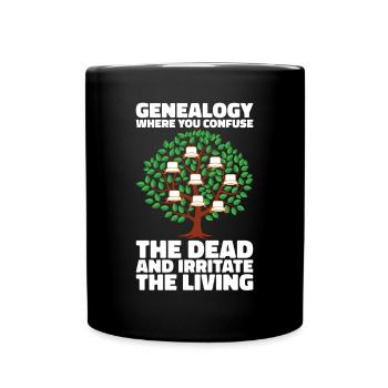 Généalogie Généalogies Généalogie Généalogie - Mug uni - noir - Devant