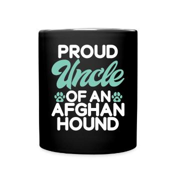 Afghan Hound Gifts - Tasse einfarbig - Schwarz - Vorne
