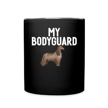 Afghan Hound Gifts - Tasse einfarbig - Schwarz - Vorne