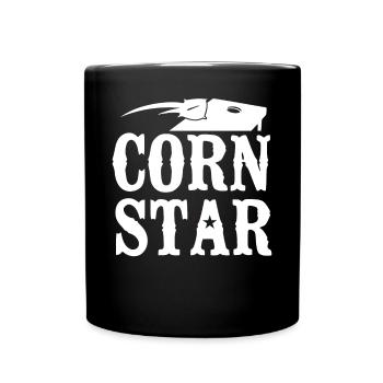 Cornhole Team Bean Bag Player - Tasse einfarbig - Schwarz - Vorne