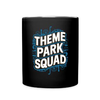 Theme Park Squad Adventure and Fun - Full Colour Mug - black - Front