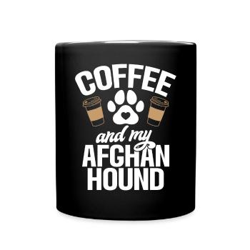 Cadeaux pour les chiens afghans - Mug uni - noir - Devant