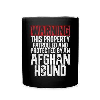 Afghan Hound Gifts - Full Colour Mug - black - Front