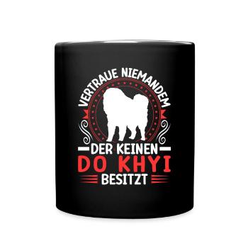 Own a Do Khyi Tibetan Mastiff Tibetan Mastiff - Full Colour Mug - black - Front