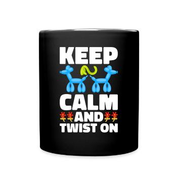 Ballon Twister Ballon Artiste Ballon Animaux - Mug uni - noir - Devant