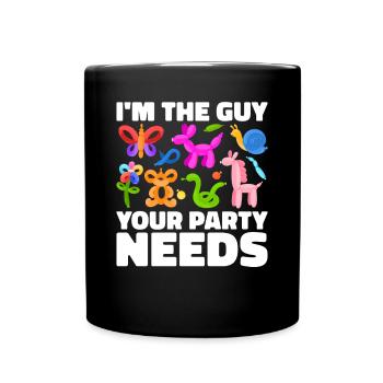 Ballon Twister Ballon Artiste Ballon Animaux - Mug uni - noir - Devant