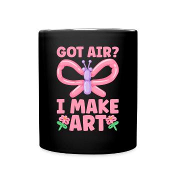 Ballon Twister Ballon Artiste Ballon Animaux - Mug uni - noir - Devant