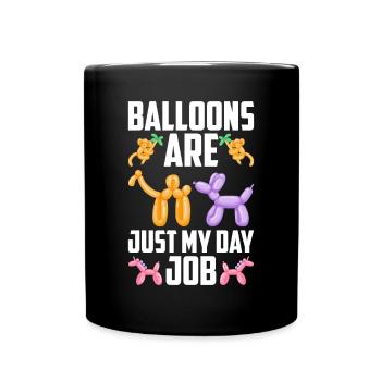 Ballon Twister Ballon Artiste Ballon Animaux - Mug uni - noir - Devant