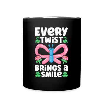 Ballon Twister Ballon Artiste Ballon Animaux - Mug uni - noir - Devant
