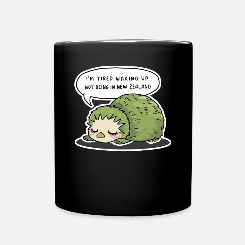 Je suis fatigué de me réveiller pas en Nouvelle-Zélande - - Mug uni - noir
