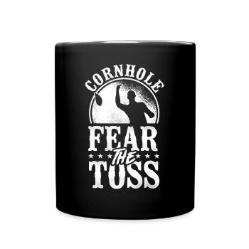 Joueur de sac de haricots de l’équipe Cornhole - Mug uni - noir - Devant