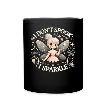 T-shirt fée d’Halloween pour filles - Mug uni - noir - Devant