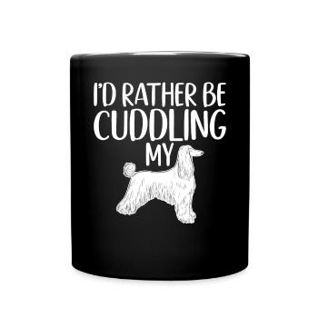 Cadeaux pour les chiens afghans - Mug uni - noir - Devant