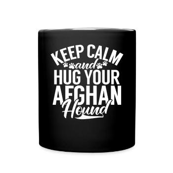 Afghan Hound Gifts - Full Colour Mug - black - Front