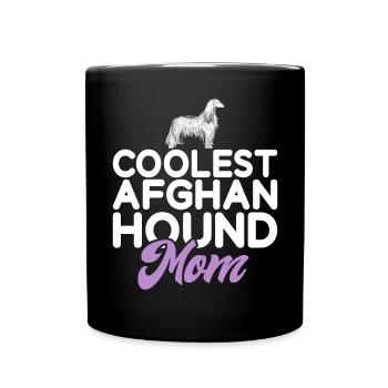 Afghan Hound Gifts - Full Colour Mug - black - Front