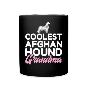 Afghan Hound Gifts - Tasse einfarbig - Schwarz - Vorne