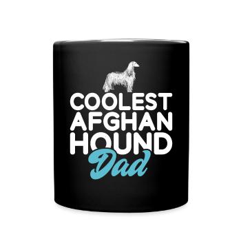 Afghan Hound Gifts - Tasse einfarbig - Schwarz - Vorne