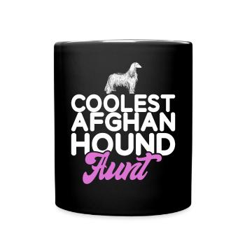 Afghan Hound Gifts - Full Colour Mug - black - Front