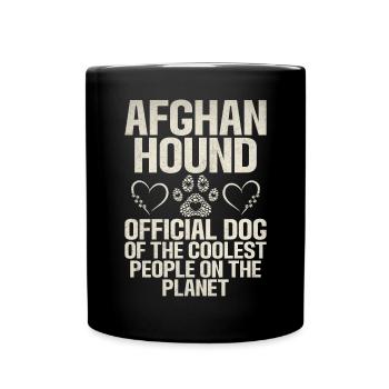Afghan Hound Gifts - Full Colour Mug - black - Front