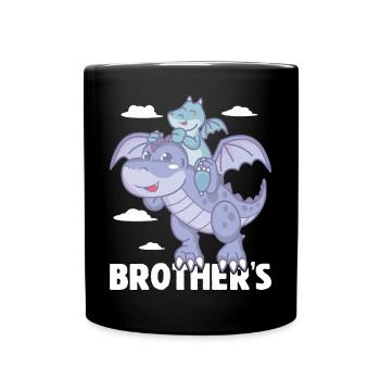Brother's - Full Colour Mug - black - Front