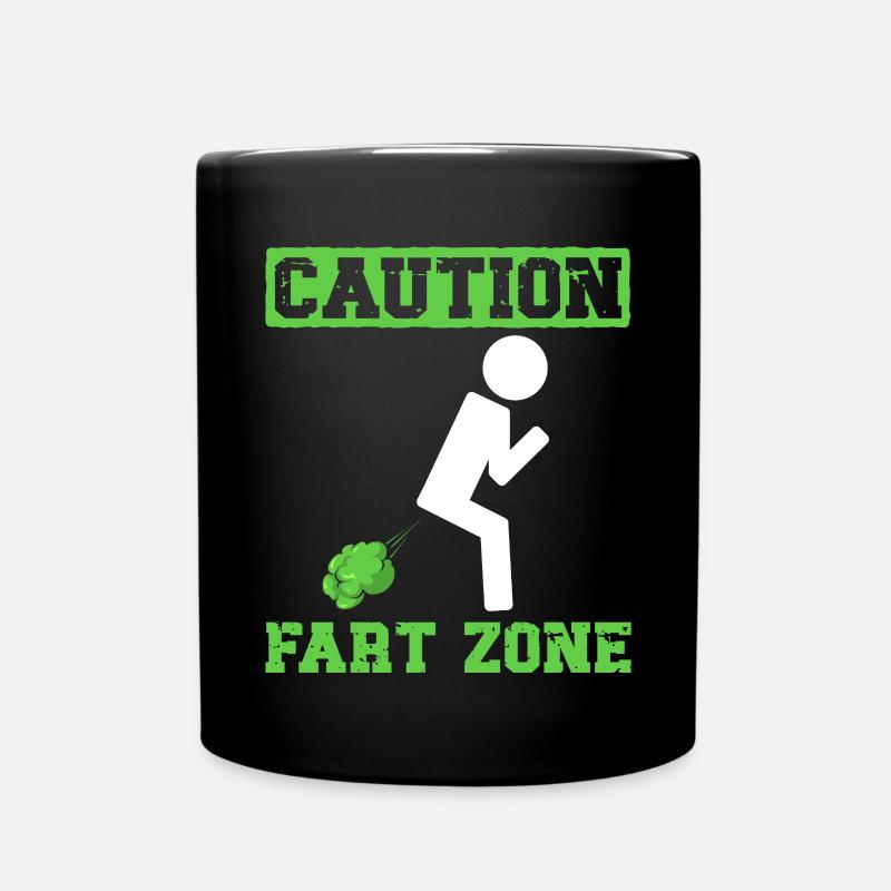 Furz Furzen Pupsen - Tasse einfarbig - Schwarz