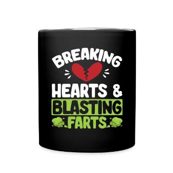 fart farting farting farting - Full Colour Mug - black - Front