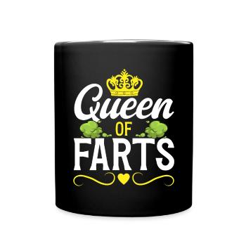 fart farting farting farting - Full Colour Mug - black - Front