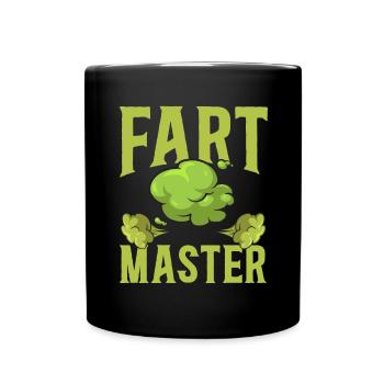 fart farting farting farting - Full Colour Mug - black - Front