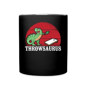 Joueur de sac de haricots de l’équipe Cornhole - Mug uni - noir - Devant