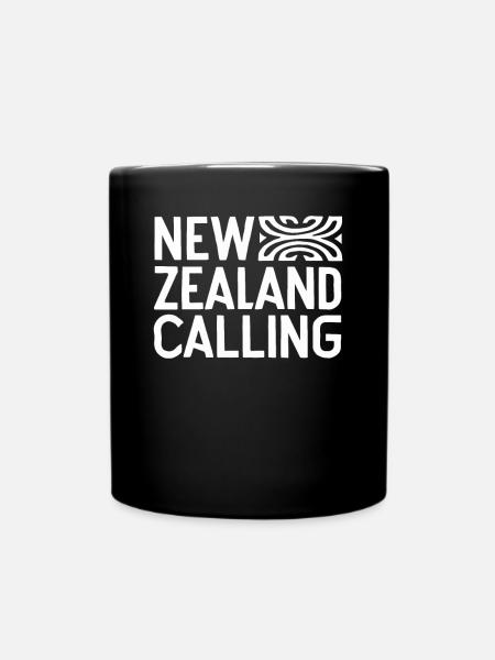 Appels de la Nouvelle-Zélande - Souvenir Nouvelle-Zélande - Mug uni - noir