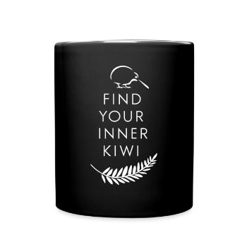 Trouvez le Kiwi qui sommeille en vous - Souvenir Nouvelle-Zélande - Mug uni - noir - Devant