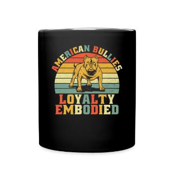 Cadeaux American Bully - Mug uni - noir - Devant