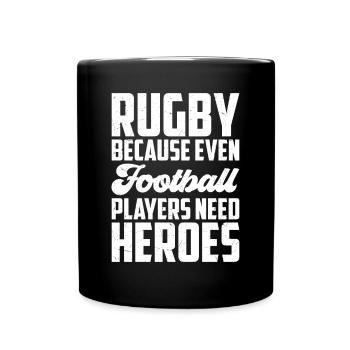 Cadeau Rugby Joueur de rugby Entraîneur de rugby - Mug uni - noir - Devant