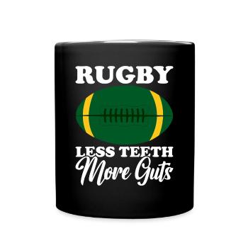 Rugby Gift Rugby Player Rugby Coach - Full Colour Mug - black - Front