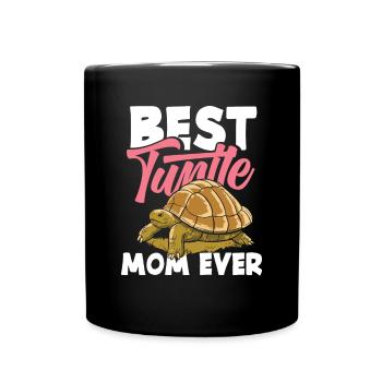 Tortue Tortue Mer Cadeau - Mug uni - noir - Devant