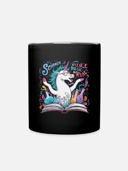 It's Like Magic But Real - Tasse einfarbig - Schwarz