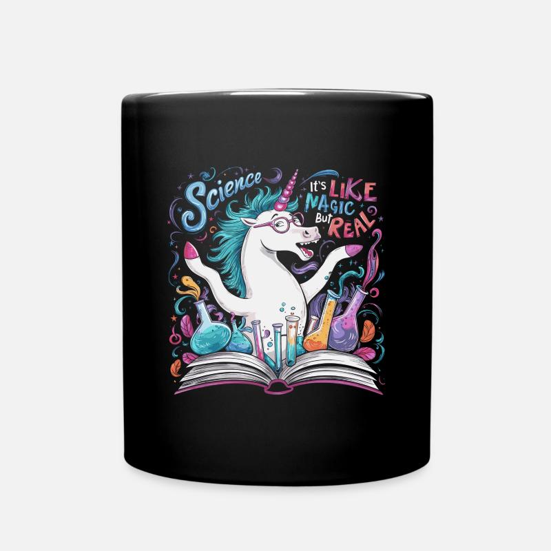 It's Like Magic But Real - Tasse einfarbig - Schwarz