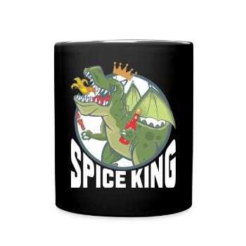 Roi des épices - Mug uni - noir - Devant