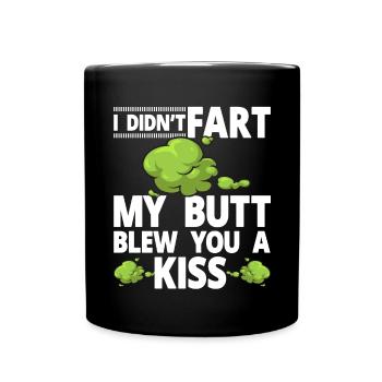 fart farting farting farting - Full Colour Mug - black - Front