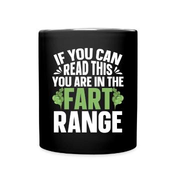 fart farting farting farting - Full Colour Mug - black - Front
