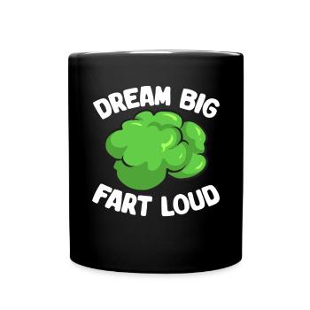 fart farting farting farting - Full Colour Mug - black - Front