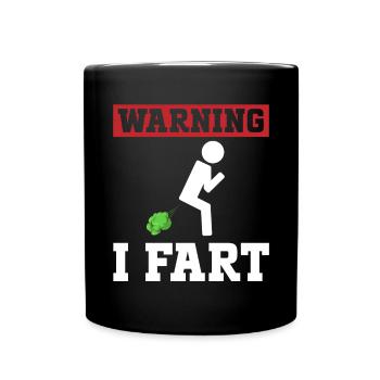 fart farting farting farting - Full Colour Mug - black - Front