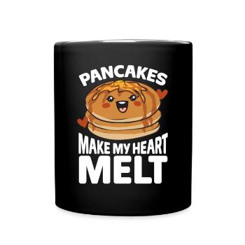 Pancake Breakfast Pancakes - Full Colour Mug - black - Front