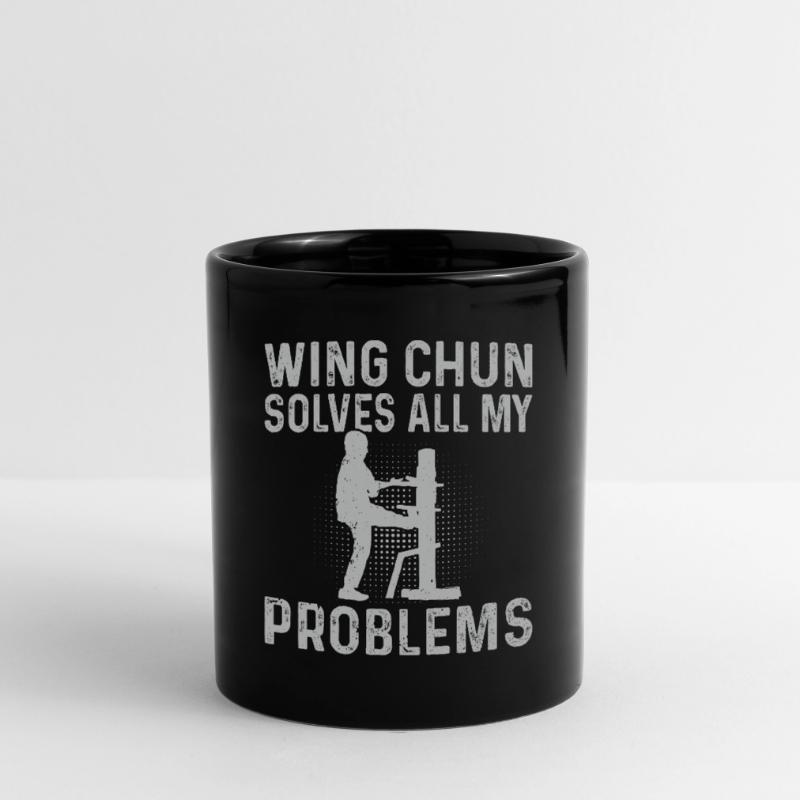 Wing Chun solves all my problems - Wing Chun Marti Full Colour Mug