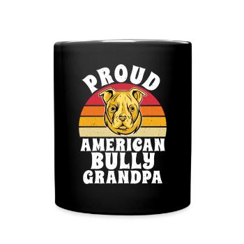 American Bully Gifts - Tasse einfarbig - Schwarz - Vorne