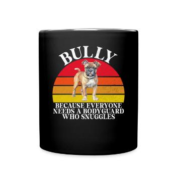 American Bully Gifts - Tasse einfarbig - Schwarz - Vorne
