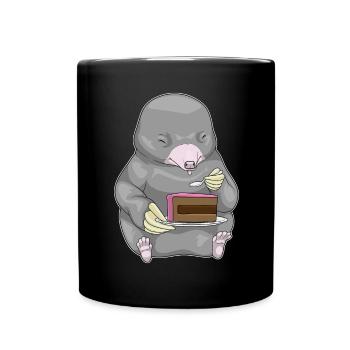 Gâteau Mole - Mug uni - noir - Devant