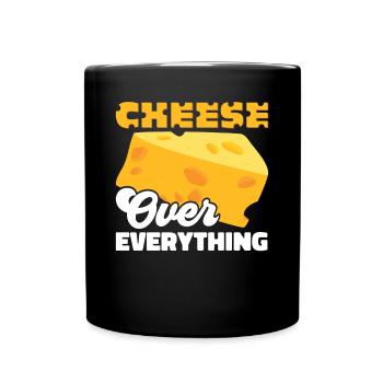 Käser Molkerei Käsemacher Milchtechnologe Käse - Tasse einfarbig - Schwarz - Vorne